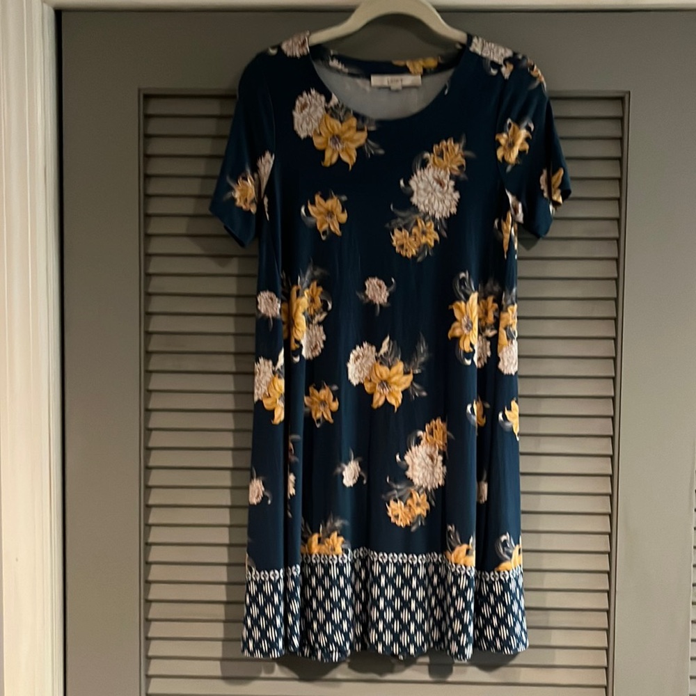 Short Sleeve Floral Dress